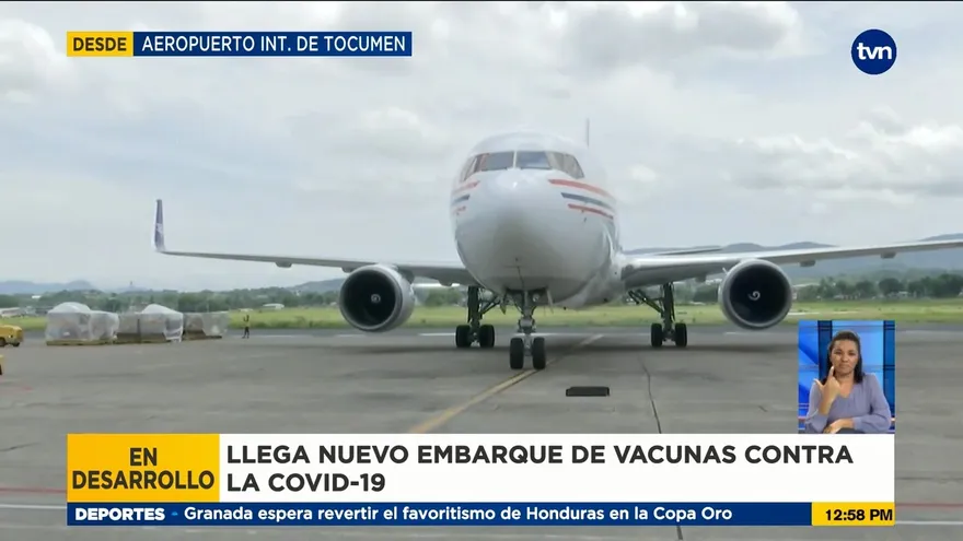 Llegan más de 100 mil dosis de vacunas de Pfizer a Panamá