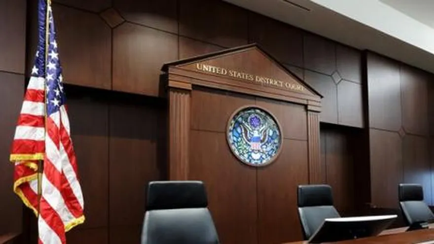 Interior de una Corte en Florida, imágen con fin ilustrativo