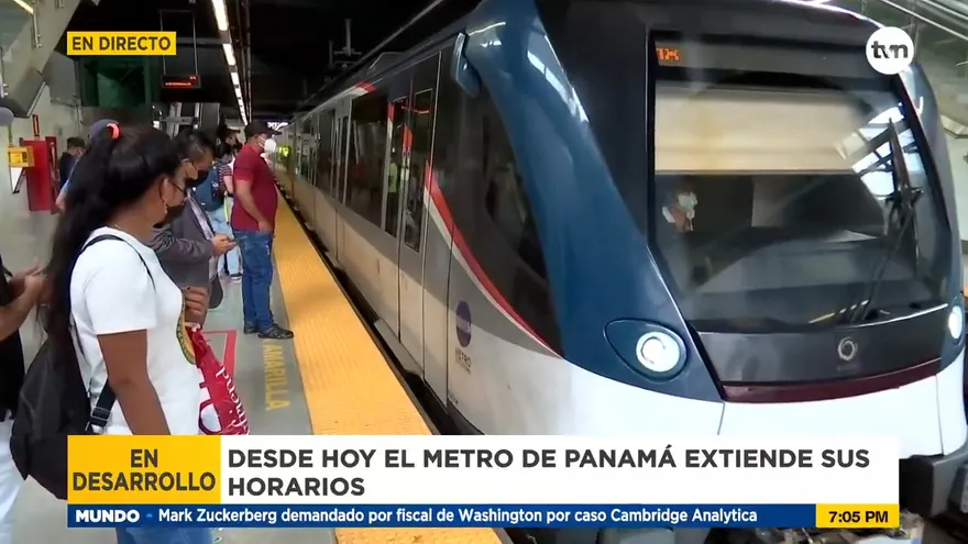 Metro de Panamá amplía horarios