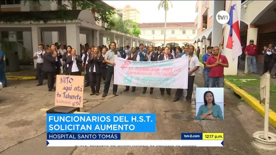 Siguen protestas de funcionario del HST