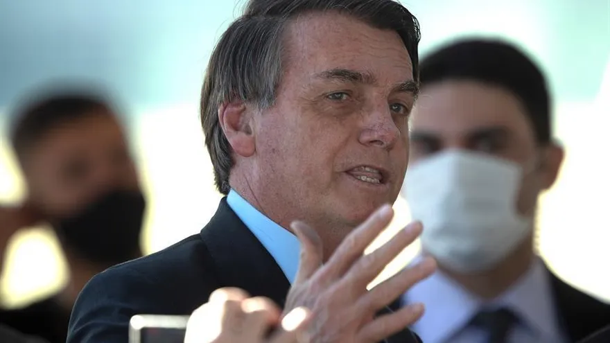 En la imagen, el presidente de Brasil, Jair Bolsonaro.