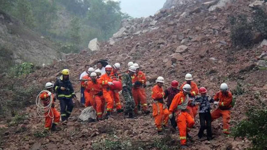 Deslizamiento de tierra en China deja varios desaparecidos