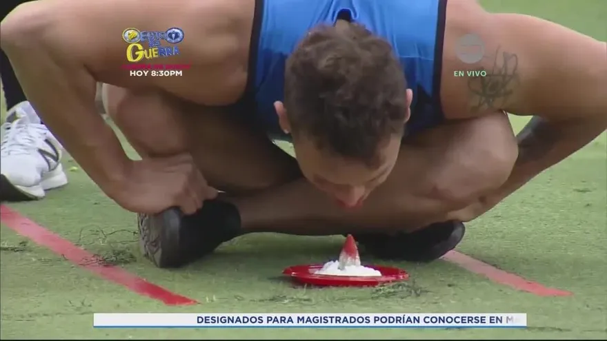 ¡Polo Polo fue la sensación en el juego de levántalo!