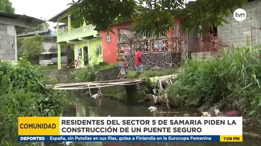 Samaria pide un puente seguro