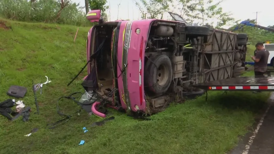 Accidente de transporte público en Chepo