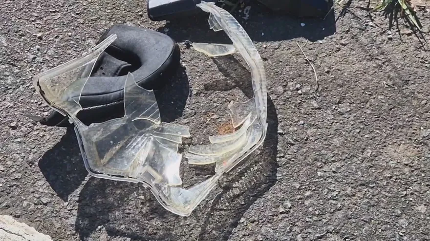 Motocicletas chocaron de frente en Herrera.