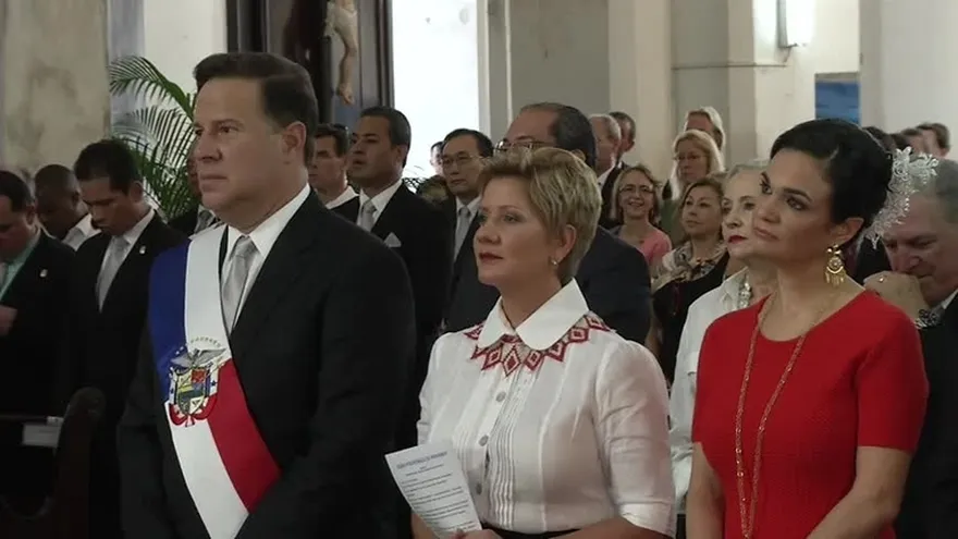 Presidente Varela y su gabinete participan del Te Deum