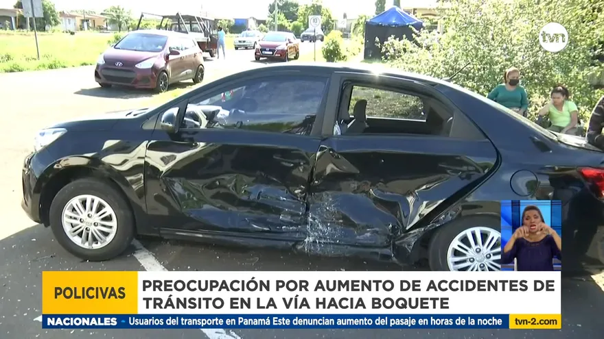 Preocupa incremento de accidentes de tránsito en Boquete