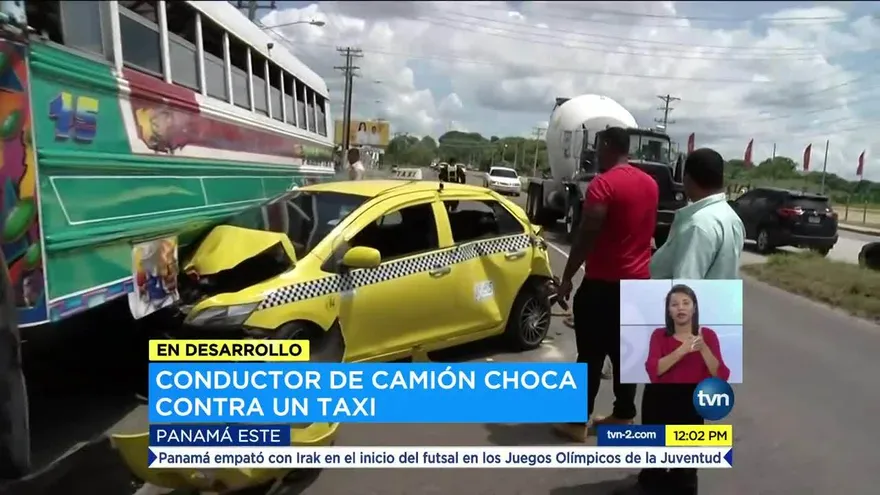 Accidente de tránsito en Panamá Este