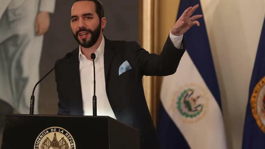 El presidente de El Salvador, Nayib Bukele.