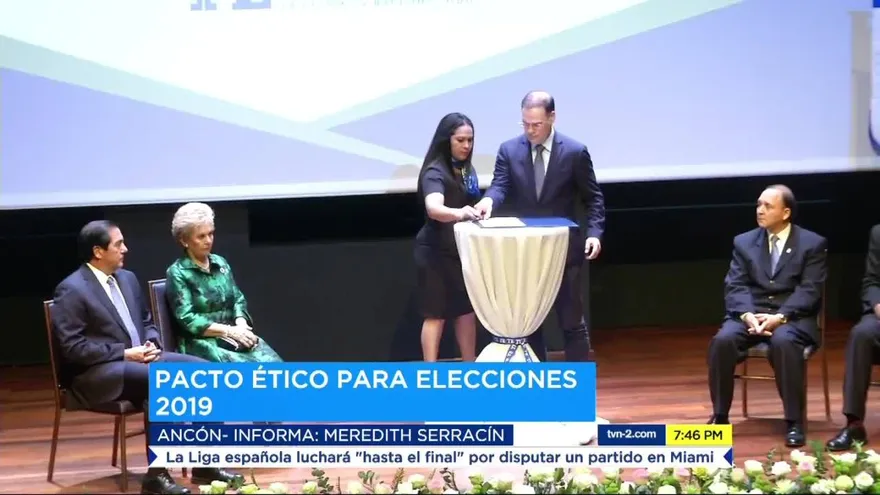 Partidos políticos firman Pacto Ético Electoral