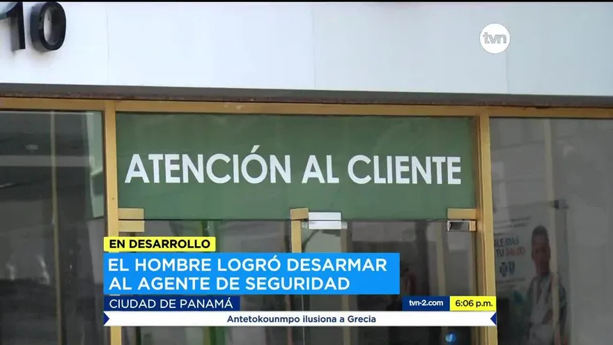 Confuso incidente en una aseguradora en Calle 50