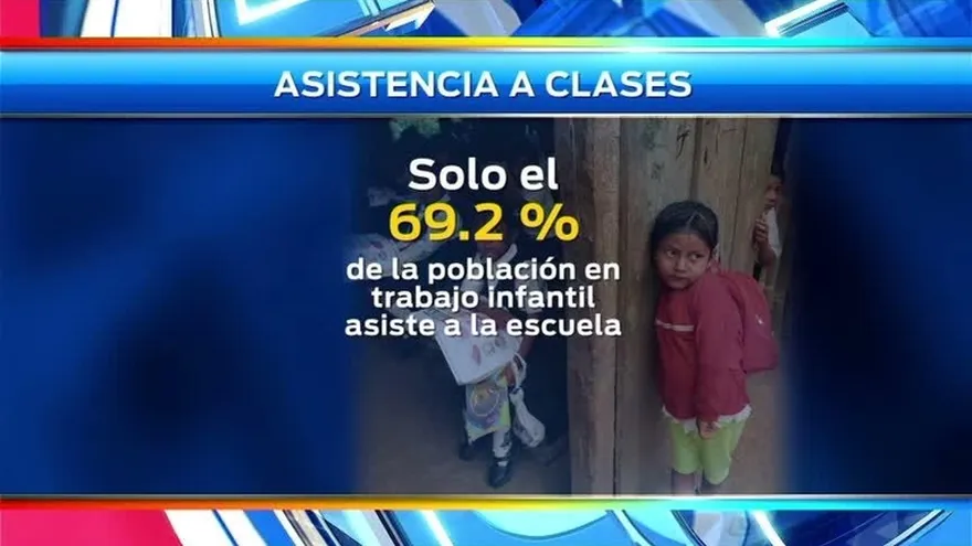 Los varones encabezan estadísticas de trabajo infantil