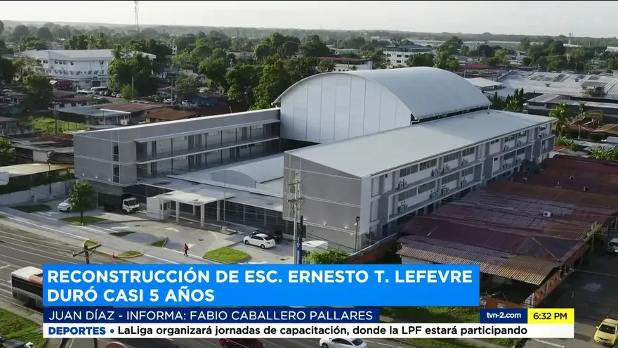 Concluye trabajos en la escuela Ernesto T. Lefevre