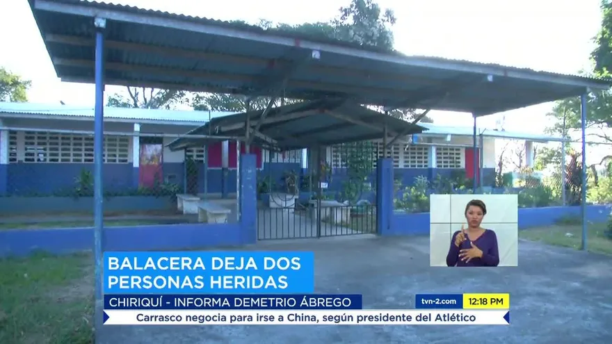 Balacera deja dos heridos en Chiriquí