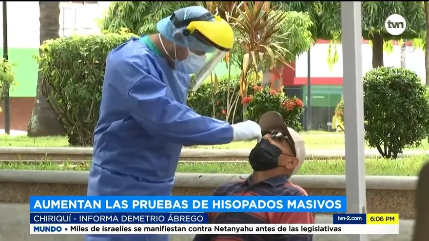 Aumenta la positividad de Covid-19 en Chiriquí