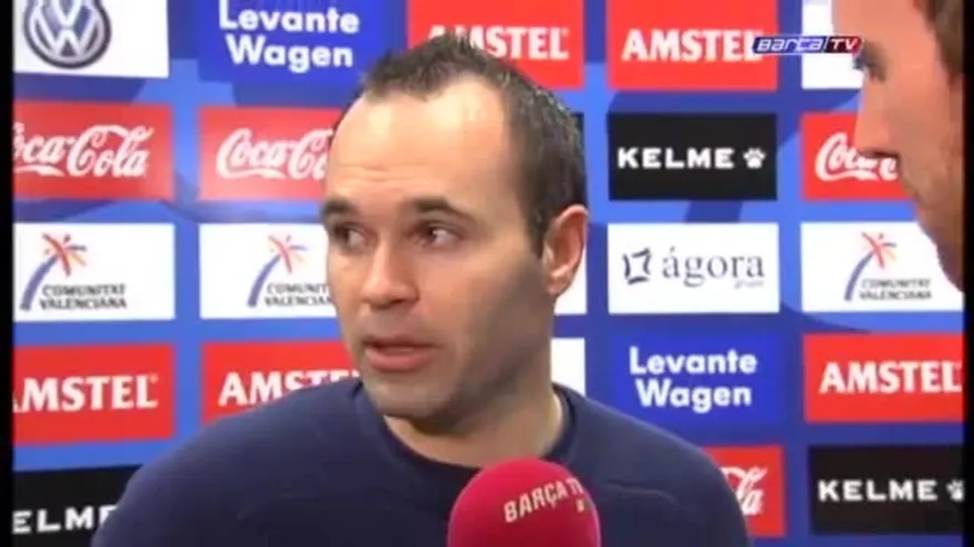 Iniesta: "Queremos seguir sumando puntos. Este es el camino"