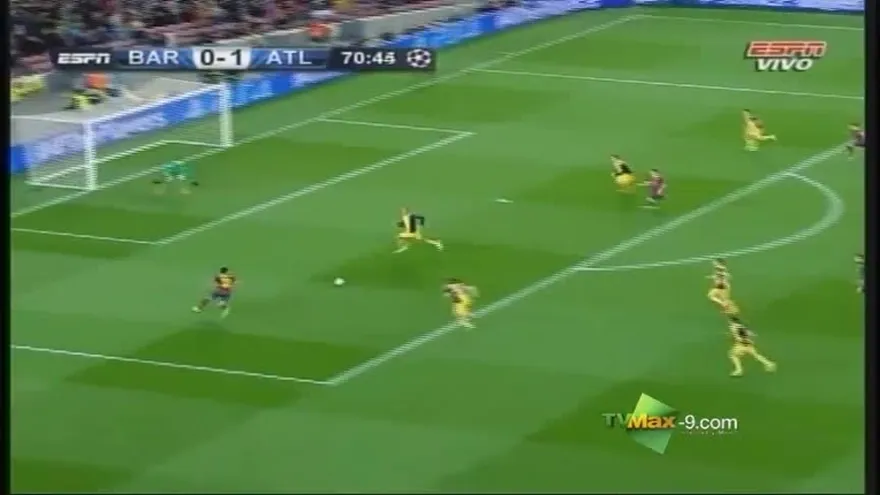 Golazo de Neymar - Barcelona 1-1 Atl