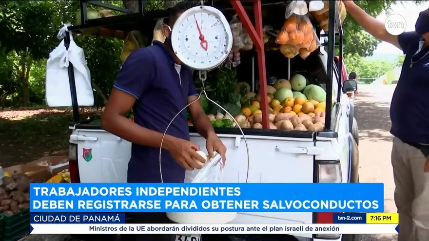 Trabajadores independientes deben registrarse para obtener salvoconductos