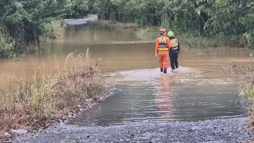 Imagen con fines ilustrativos de inundaciones y crecidas de ríos en Veraguas.