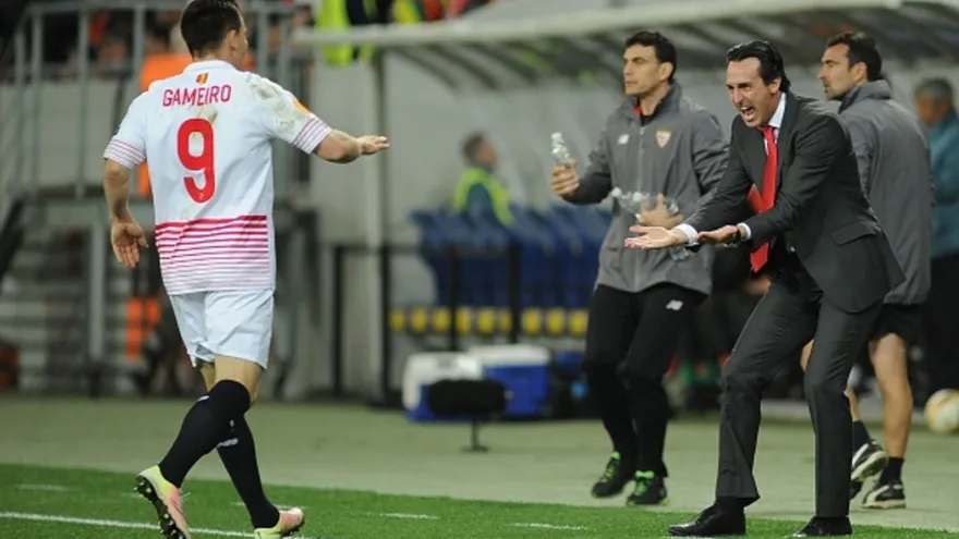 Sevilla se adelanta en el marcador con gol de "Gameiro"