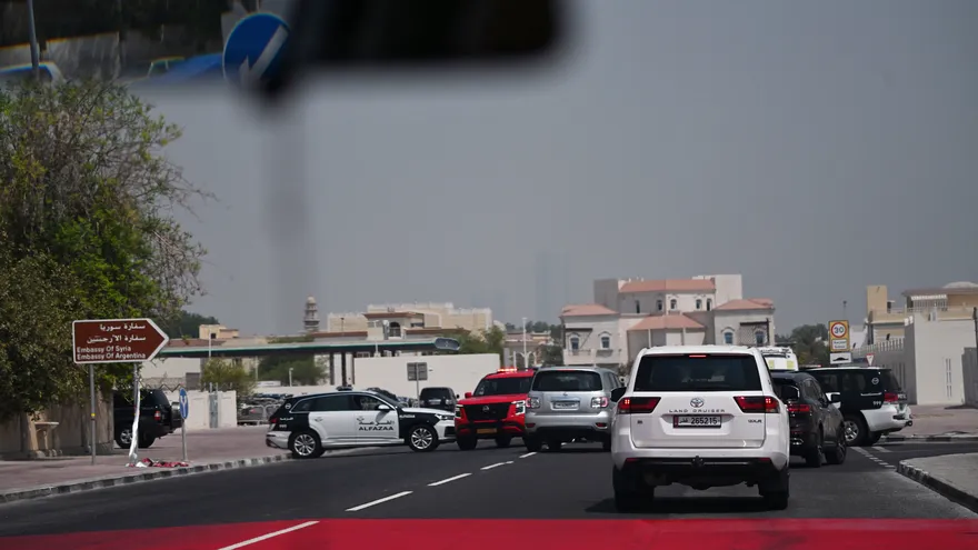 La Policía en zonas de Catar