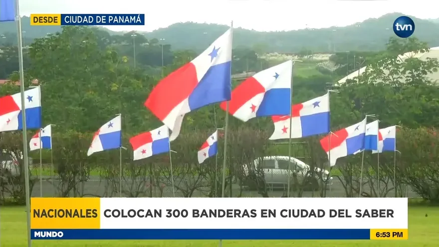 Siembra de bandera en la Ciudad del Saber