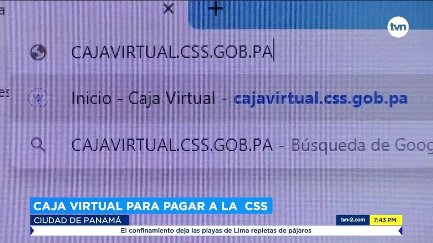 CSS ofrece sistema de pago en línea por pandemia de COVID-19