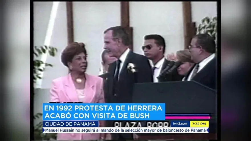 Las dos visiones sobre George Bush con Panamá