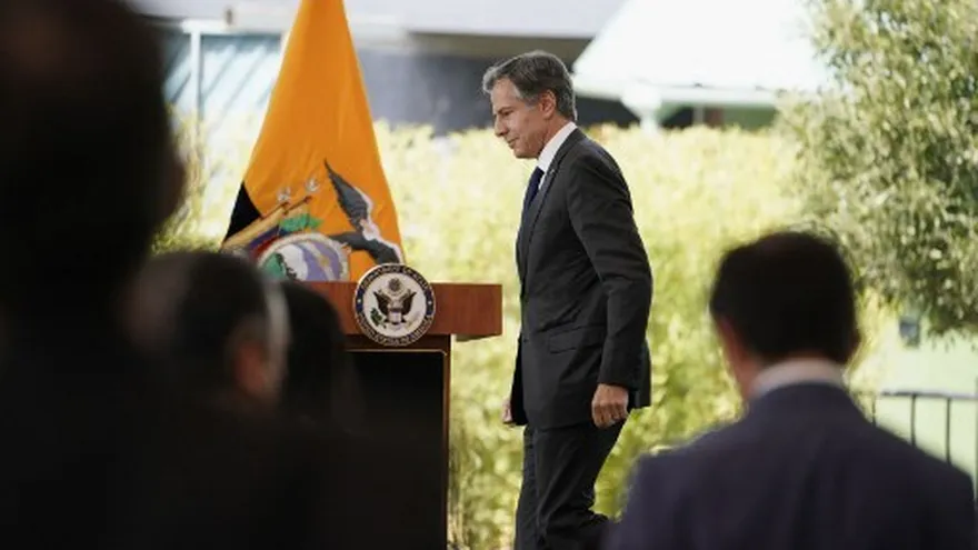 Antony Blinken, secretario de Estados estadounidense en Ecuador