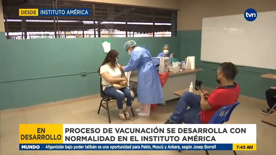 Sigue la vacunación en el Instituto América