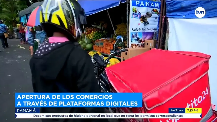 Apertura de los comercios a través de plataformas digitales