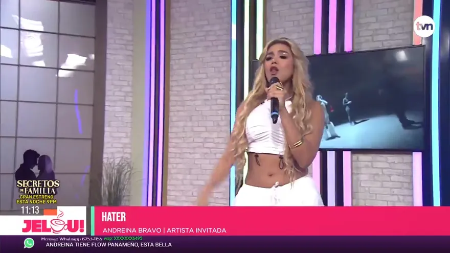 Artista invitada: Andreina Bravo interpreta "Hater"
