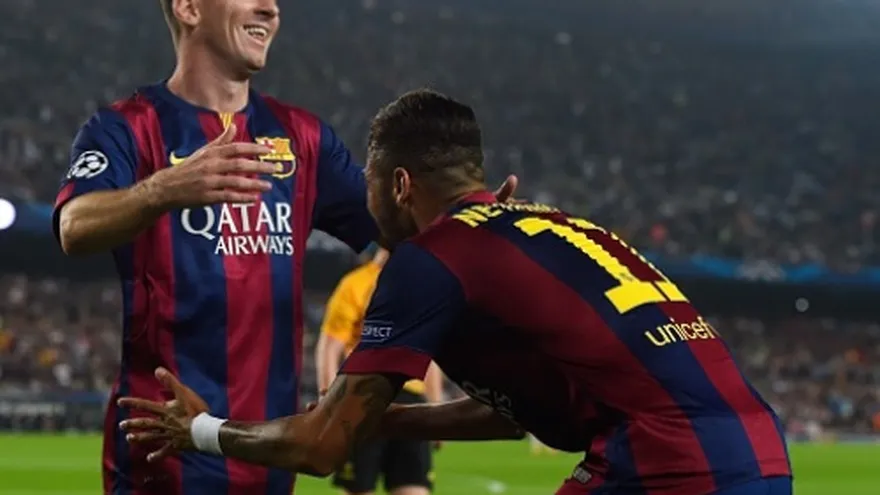 Messi y Neymar marcan el camino del Barça