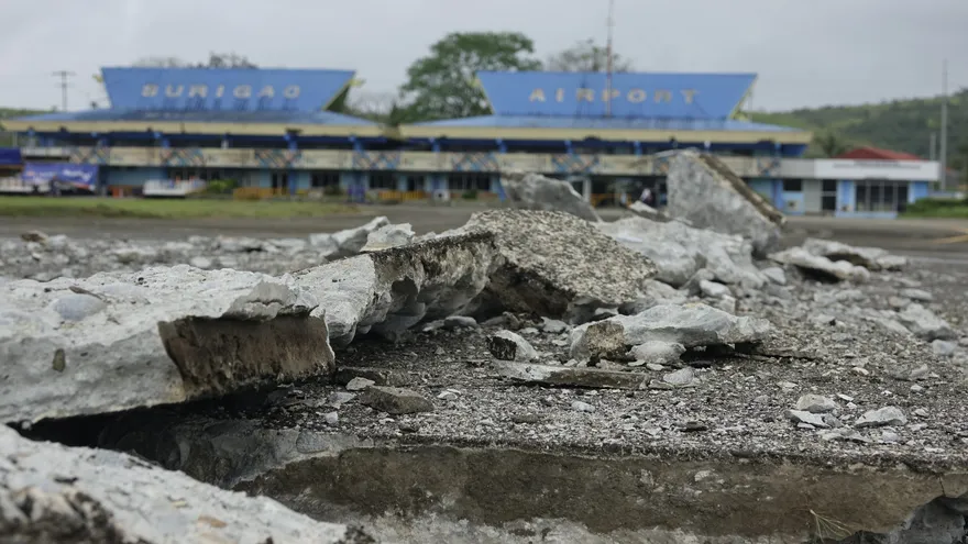 Daños provocados por un terremoto en Filipinas