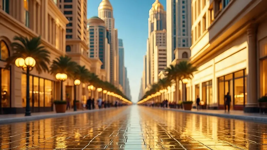 Dubai pavimentará calle en oro