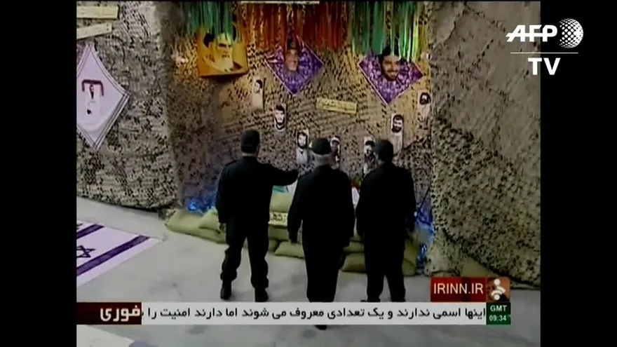 TV iraní muestra base subterránea llena de misiles