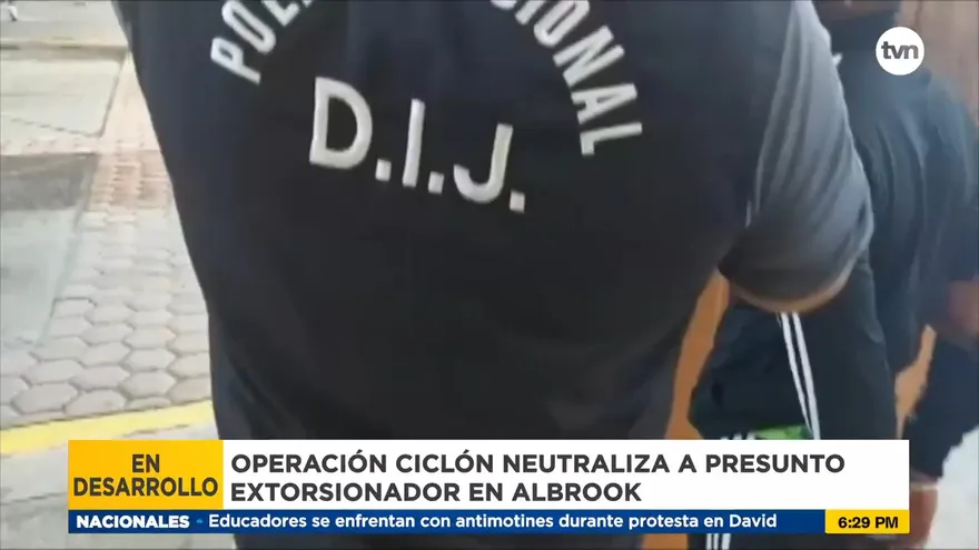 Aprehenden otro presunto extorsionador en Albrook