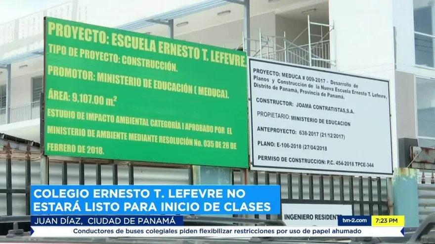 Estudiantes del colegio Ernesto T. Lefevre no tendrán escuela nuevamente