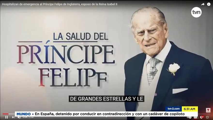 Fallece el príncipe Felipe de Inglaterra