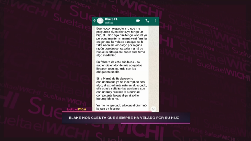Madre del hijo de Joshua Blake asegura que no lo atiende