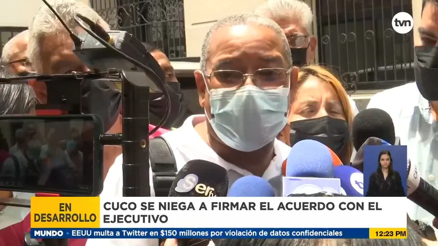 ¿Por qué CUCO no firmó acuerdo con el Gobierno?