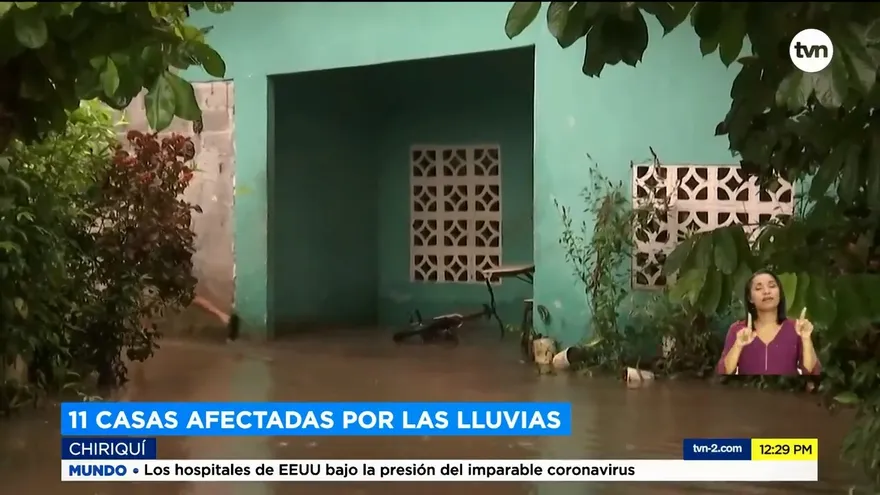 Mal tiempo sigue dejando afectaciones en Chiriquí