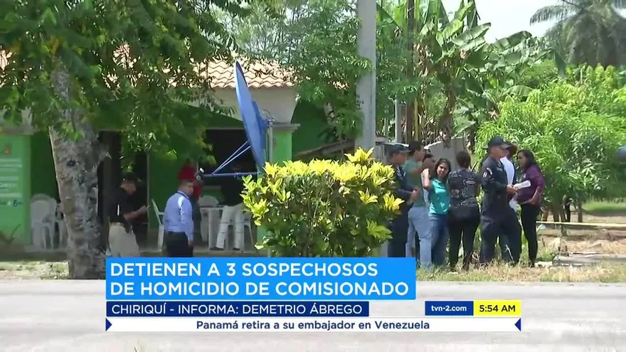 Aprehenden a sospechosos del crimen del comisionado de la Policía Nacional