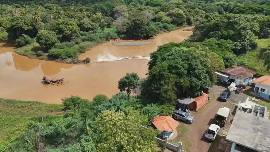 Cause del río Estibaná en la provincia de Los Santos