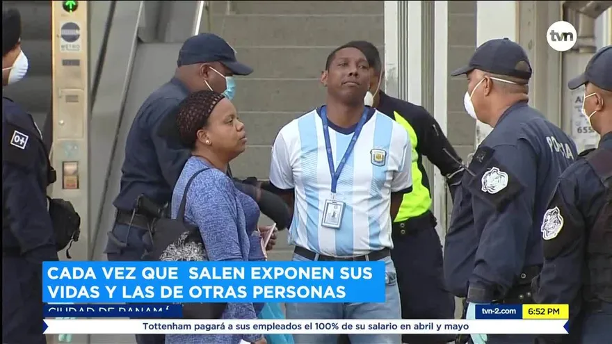 Más de 800 detenciones por día durante la cuarentena