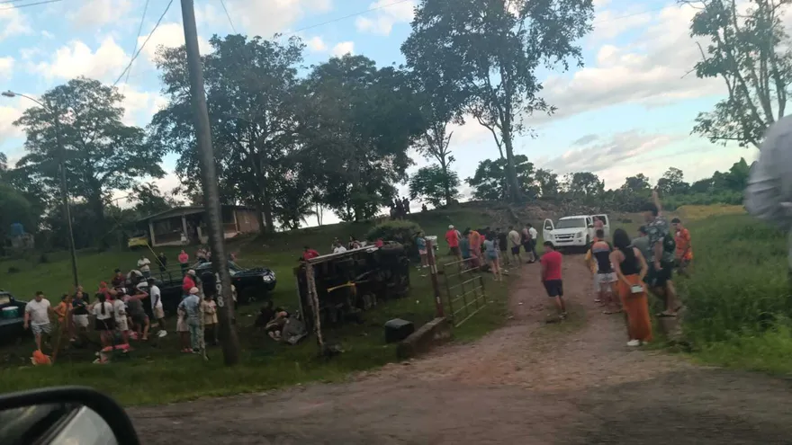 Accidente en el sector conocido como "La Bonga", en Chiriquí