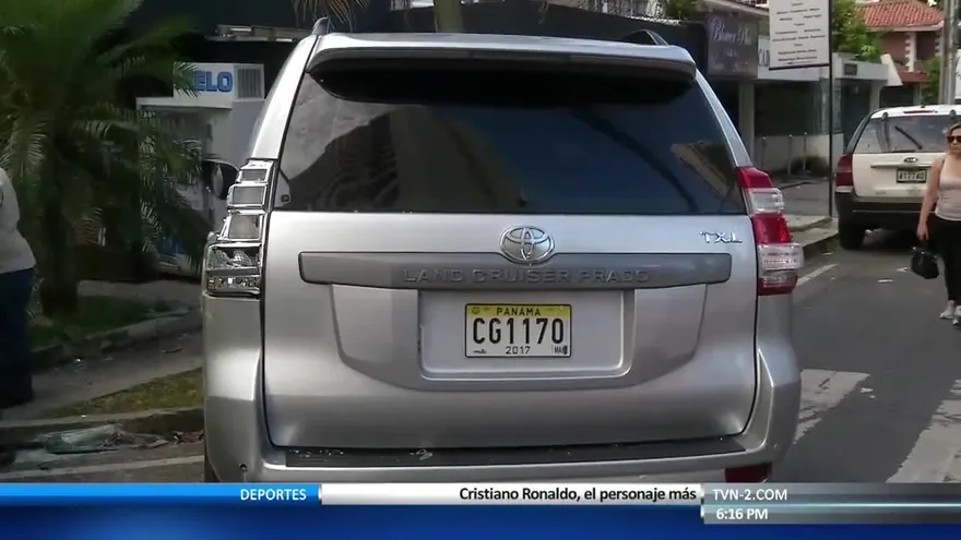 Se registra accidente de tránsito en Obarrio