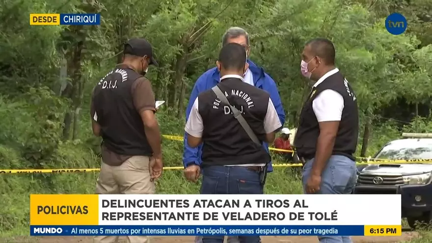 Delincuentes atacan a tiros al representante de Tolé en Chiriquí