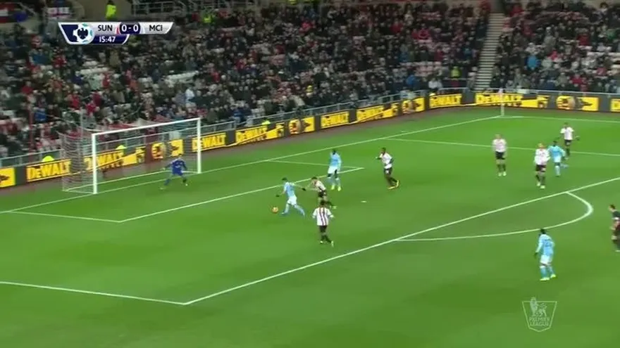 Manchester City venció 1-0 a Sunderland